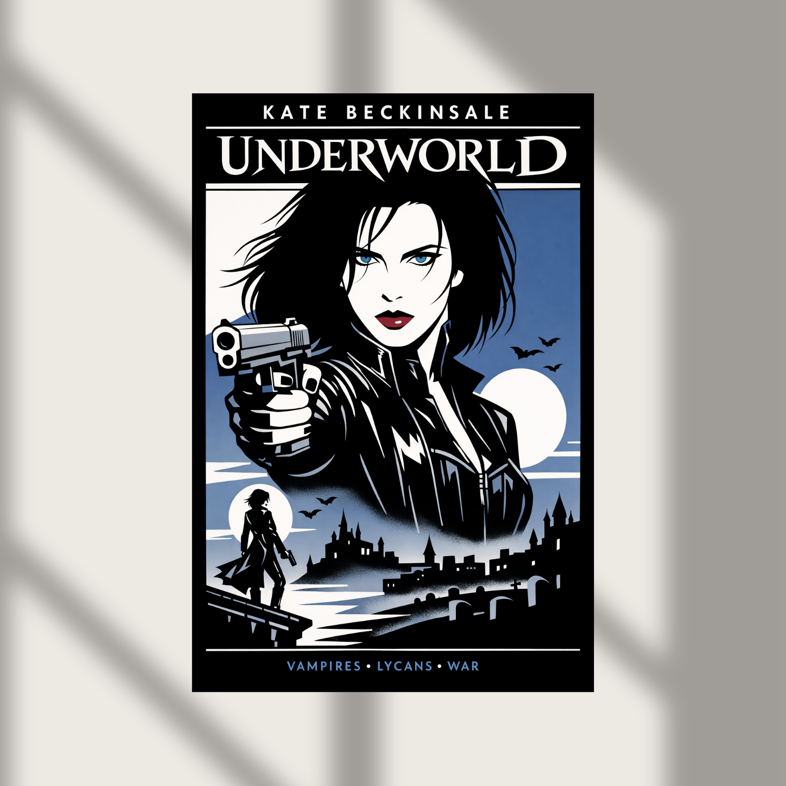 Kate Beckinsale Underworld Wall Art Poster Print