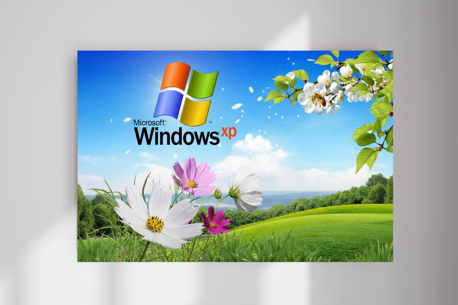 Frutiger Aero Y2K Windows XP Spring Home Poster Photo Print