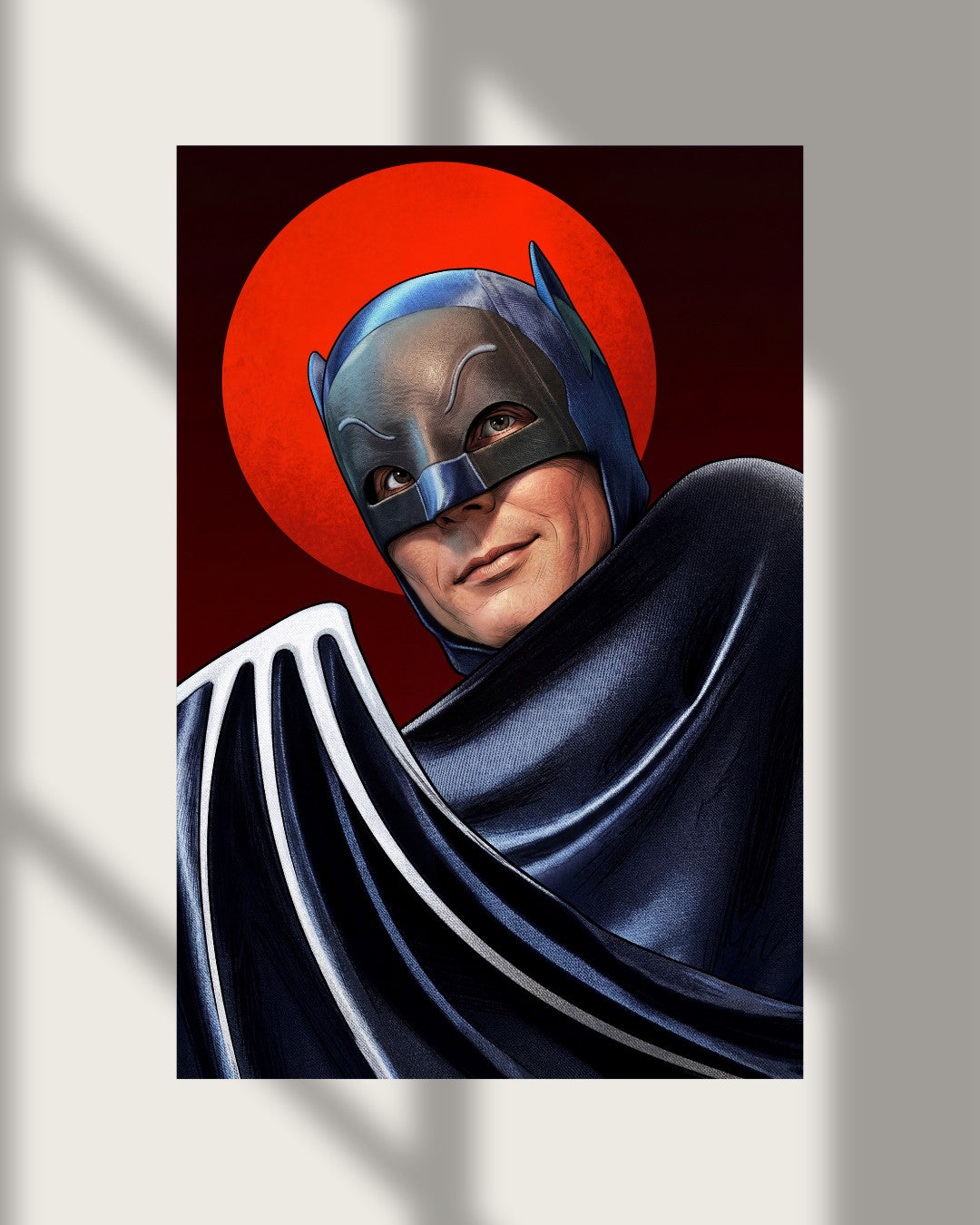 Adam West Batman Caped Crusader Wall Poster Photo Print