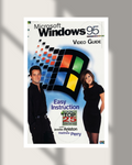 Friends Windows 95 VHS Cover Jennifer Aniston Matthew Perry Poster Print | 11x17