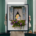 Alice in Wonderland Floral Garden Home Decor Wall Poster Photo Print