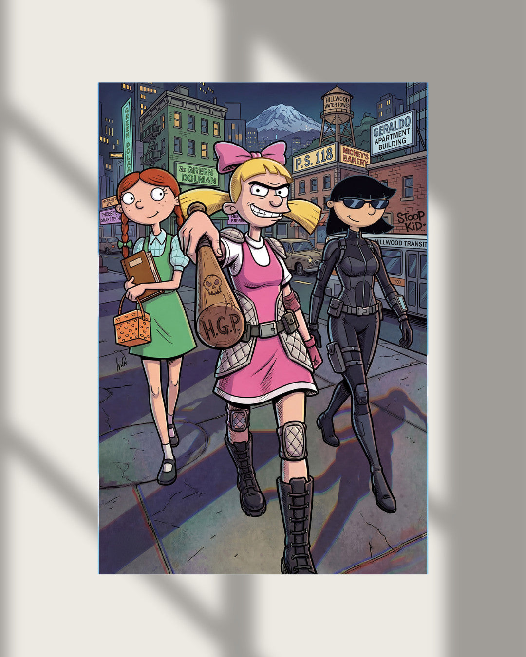 Hey Arnold Helga Lila Rhonda Hillwood Gotham Sirens Wall Poster Photo Print
