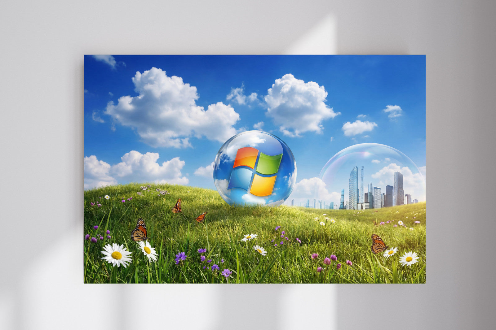Frutiger Aero Windows Vista Spring Home Decor Wall Poster Photo Print