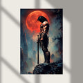 Conan The Barbarian Red Dawn Grunge Dark Fantasy Poster Photo Print