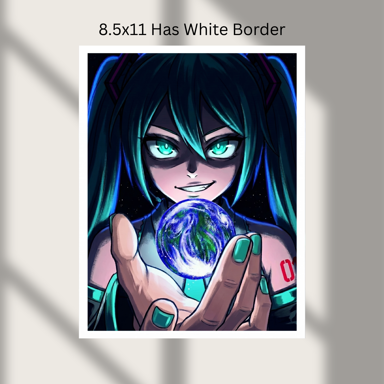 Hatsune Miku The World is Mine Y2K Art Poster Photo Print