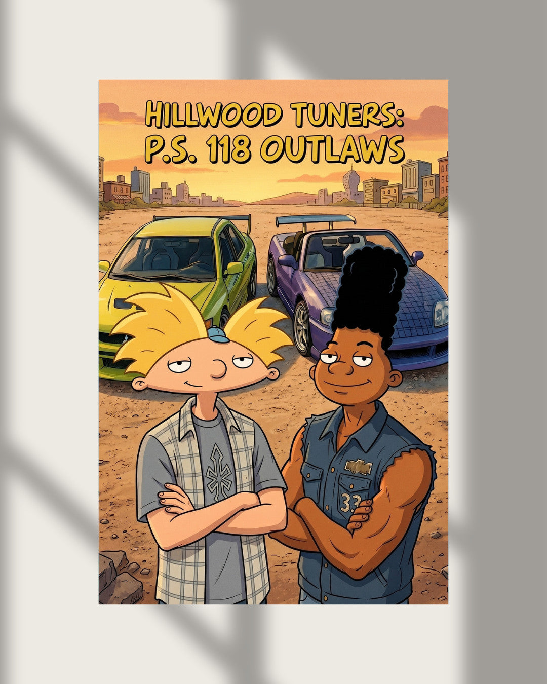 Hey Arnold Gerald Johanssen Fast Furious Wall Poster Photo Print